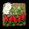 草莓蛋糕造型手工皂[cake006]